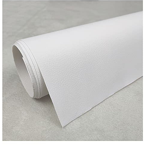 Kunstleder Meterware Leder Kunstleder Lederimitat Leder Lederimitat Ideal für Eckbank Sofa überzug Dekostoff Stühle Sofa Polsterstoff Möbelstoff Bezugstoff Polsterbezug (Size:1.6X9m,Color:Weiß)