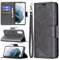 nancencen Kompatibel mit iPhone SE 2020 Hülle, Retro Ultradünnes Lederetui Anti Drop TPU Handyhülle, [Standfunktion] Brieftasche Flip Cover Schutzhülle（Schwarz）