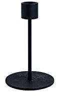 Cooee Design Kerzenleuchter Candlestick aus Metall in der Farbe Schwarz, Maße: 8cm x 8cm x 13cm, HI-029-03-BK
