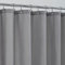ALYVIA SPRING Rideau de Douche en Tissu imperméable, Doux et léger avec aimants, Lavable en Machine, 137,2 x 182,9 cm, Gris