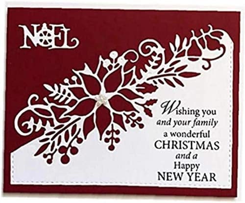 3D-Stempel, Blumen-Ecke, Weihnachts-Stanzformen für Kartenherstellung, Stanzformen, Schablonen für DIY, Scrapbooking, Fotoalbum, dekorative