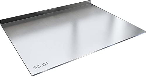 Tagliere Cucina Taglieri Pizza Piega 2cm Tagliere Spianatoia,Acciaio Inox Satinato Piano Lavoro Tappetino da taglio da cucina per Ristorante per impastare (Spessore:1.5mm-30X40cm)