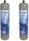 2 bouteilles CO2 jetables e290 utilisation alimentaire eau pétillante pour gazeurs et refroidisseurs d'eau raccord M11x1 Edenya®
