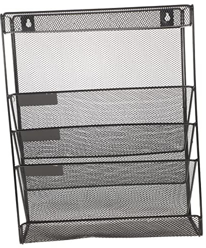 Cabilock Expositor De Revistas Portadocumentos De Pared Revistero Colgante Organizador De Archivos De Pared Colgante De Metal Carpeta Colgante Planchar Oficina Malla Cable Eléctrico