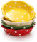 AVLA 4 Pack Ceramic Mini Pie Pans, 6 Inch Small Baking Pie Dish Plate, 10 oz Individual Deep Dish Pie Plate, Kitchen Bakeware Pot Pie Pans for Quiches, Tarts, Puddings, Apple Pecan Pie, Oven Safe