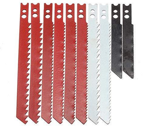 10pcs Saw Blade Set for Black and Decker Jigsaw Metal Plastic Wood Blades