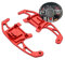 ontto Auto Lenkrad Schaltwippen Verlängerung Schaltpaddel Passt für VW Golf 7 GTI R GTD GTE MK7 Polo GTI Scirocco Tiguan Rline Passat T-ROC Metall Shift Paddle Shifter Erweiterung Innendekoration-Rot