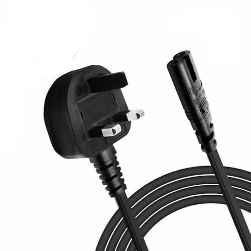 iTechCover 3 Pin UK Mains Adapter/Power AC Cable Lead Compatible with MARSHALL Kilburn II Portable Bluetooth Speaker / (1.8m / 5.91ft)