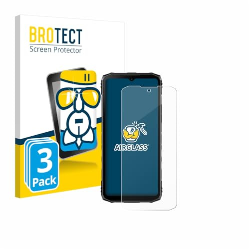 BROTECT (3 Stück Schutzglas für Doogee Blade 10 Pro / 10 Ultra Schutzfolie Made in Germany Panzer Folie Glas Displayschutz [ 9H, Anti-Fingerprint]