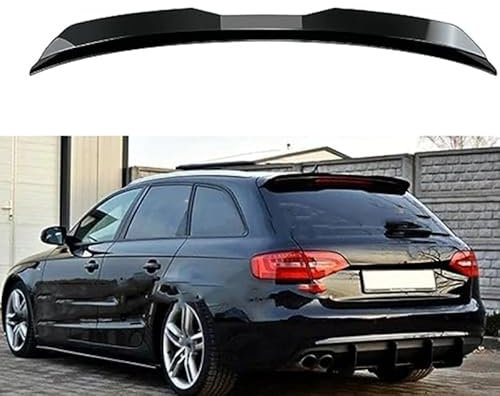 AERTQANVA Auto Heckspoiler, Für Audi A4 B8 Avant/Allroad 2008-2016 Kofferraumspoiler Flügel Dachspoilerflügel Lippe,Fahrzeug Stabilität Schwanz Dekoration,B