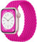 Maledan Intrecciato Cinturini Compatibili con Cinturino Apple Watch 40mm 41mm 38mm per Donna Uomo, Cinturini Sportiva Elastica Regolabile per iWatch SE Series 9 8 7 6 5 4 3 2 1 Ultra, Galassia