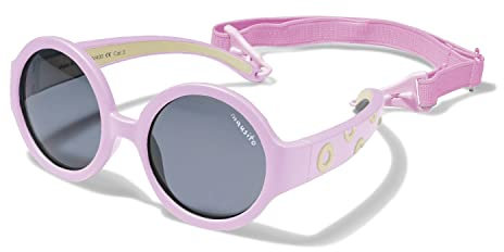 Mausito lunettes de soleil bébé 2-5 ans fille I MEILLEUR CHOIX lunettes de soleil enfant 100% PROTECTION UV I sans BPA I FLEXIBLES avec bandeau ajustable I Design européen pour enfants