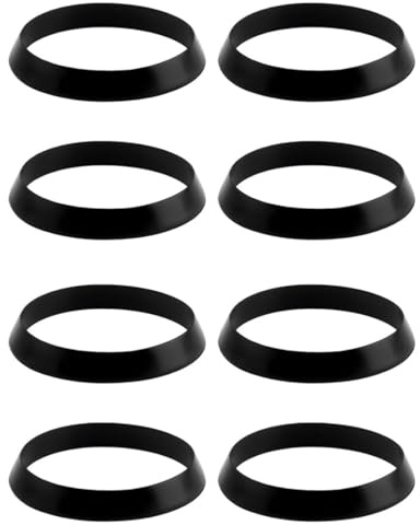 MIRKUZI Rondelles Lot de 8 joints d'étanchéité pour couvercle de vidange de réservoir de cuisine, joint en caoutchouc pour sortie de vidange (40 mm)