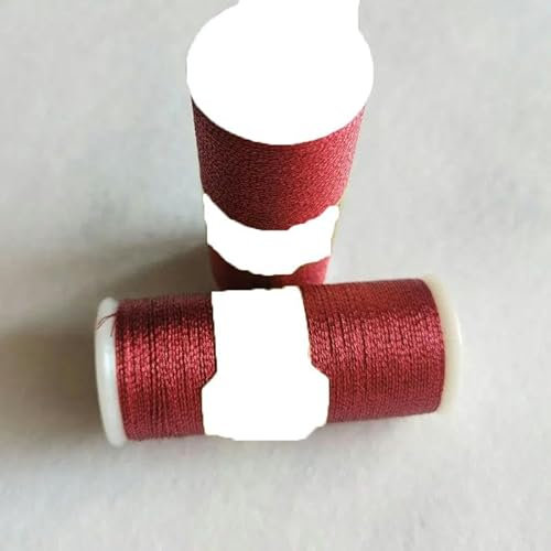 Filo da ricamo Filo originale per ricamo Punto filo da cucito Linee Filo di seta dorato-D321