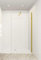 Aica Sanitär Walk in Dusche 30-160cm Duschabtrennung 8/10mm Nano glas Duschwand Duschkabine,Golden,H200cm,6TYP Glas