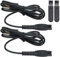 2 Pieces 5v Shaver Charger Cable,Razor Charger Compatible with Philips QP2724 QP2834 QP1924 MG9520 MG7950,Shaver Replacement Charging Cable with 2 Pieces Brush
