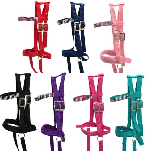 PFIFF 103126 Trensenzaum „Lotty“ für Spiel- & Holzpferde, Spieltrense, Trense für Spielpferd, Einheitsgröße, Türkis