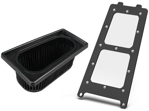 TILIEINE Motorrad-Ölfilter Ölfilter Passend für Husqvarna 701 Enduro Supermoto Flow Luftfilter Airbox-Abdeckung Passend für KTM 690 SMC R 690 Enduro R(Set BL)