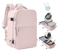 SZLX Zaino Ryanair 40x30x20 Sottovuoto con Pompa Zaino da Viaggio 40x30x20 Wizzair Vueling Bagaglio a Mano Donna Uomo Borsa da Cabina Aereo Borsa da Viaggio Aereo con porta USB e Scomparto per Scarpe