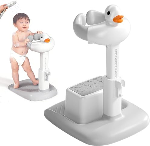 KIRJAUDU Soporte de Baño Erguido para Bebé en Forma, Altura Regulable