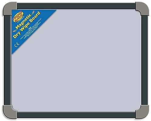 A4 Magnetic Whiteboard with Durable Frame - Versatile Mini Board Age 4+ for Office, Home, and Education - 30 x 25cm