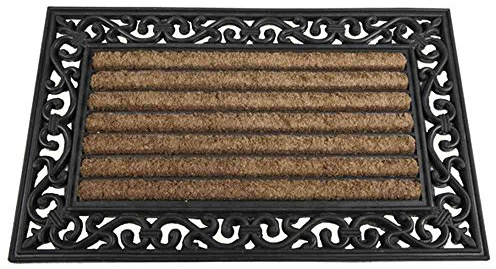 Siena Garden Fußmatte, Impalla, Schmutzfang, schwarz/natur, 45x75cm, 548188