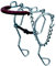 Weaver Combo Swt Eisen Leder Kalifornische Hackamore (Bosal) 8 in CHK