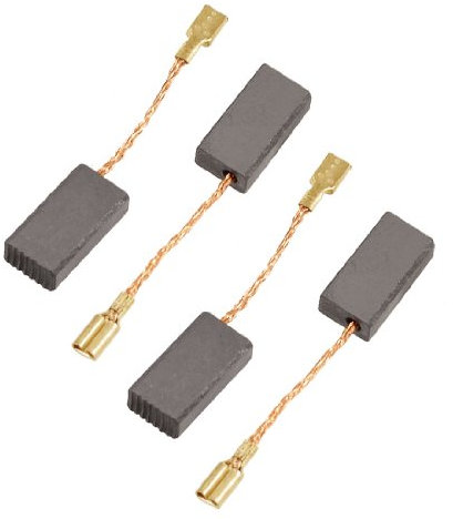 Sourcingmap 4 Pcs Electric Rotary Tool 15mm x 8mm x 5mm Motor Carbon Brushes