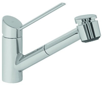 KWC, Miscelatore con leva, doccetta estraibile, Bliss A 235, 10.021.033.000LLFL