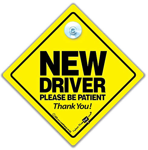 Neue Treiber KFZ ZEICHEN, P Platte Sie Geduld, neue Treiber KFZ-Hinweisschild, neue Treiber Auto Schild, Baby on Board, Schild, Aufkleber, Baby on Board, Bumper Aufkleber, Auto Test, Führerschein, Driving Test, NEU bestanden Treiber, Auto Sicherheit Schild