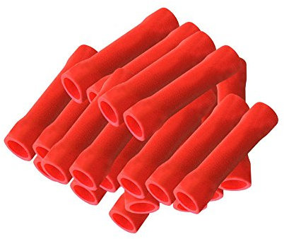 Stossverbinder vollisoliert 50x Stoßverbinder Rot 0,5-1,5 mm² isoliert Crimpzange Quetschverbinder Kabelverbinder Crimp Zange Verbinder Kabelschuhe kfz ARLI