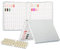 BNG Nail Display Book 120 Colors Nail Art Colour Chart, Professional Gel Polish Nail Display Card with 120 Pcs False Nails Tips For Salon Nail Art Showing, White Leather Book Nail Color Display