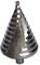 Broca escalonada en espiral HSS de NUZAMAS, para múltiples diámetros, de 12 pasos de 6 a 60 mm, para cotar y agrandar, para metales, PVC y madera