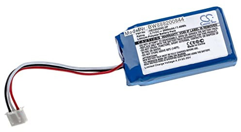 vhbw Batterie Compatible avec JBL Flip 2 (2013), II (2013) Enceinte, Haut-parleurs (2000mAh, 3,7V, Li-polymère)