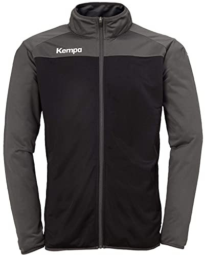 Kempa Herren Prime Poly Jacke, deep blau/deep rot, L