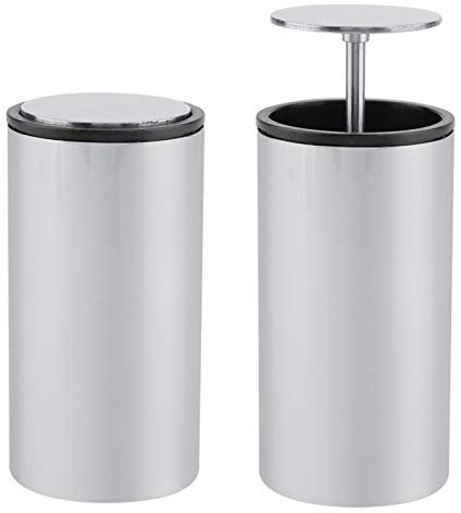 Roberee Zahnstocherspender Automatisch, Edelstahl-Automatischer Zahnstocherhalter, Einziehbarer Zahnstocherhalter für die Home Restaurant Bar