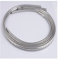 Cable Sleeve, Cable Protector - Stainless Steel Metal Threaded Hose Wire Sleeve Corrugated Hose (Color: ID10mm OD12.7mm)