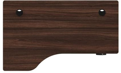 Sens Original - Schreibtischplatte aus Holz links - Nussbaum