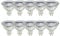 NCC-Licht LED Leuchtmittel MR16 Glas Reflektor 3W = 25W GU5,3 250lm warmweiß 2700K 38° (10 Stück)
