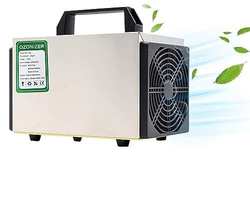 Generador de ozono 18000 mg/h | Purificador de aire de ozono con temporizador de 120 min | Eliminador de olores comerciales | Ozonizador Industrial Ozono Dispositivo para habitaciones, coches, humo y
