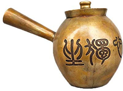 NEFSO Antiker Kupfertopf Ornament Medizintopf-Sammlung