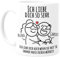 Tassenliebling® Pärchen Tasse personalisiert Weiß - Ich liebe dich so sehr - Zocker Geschenk - Lustiges Geschenk für Männer zum Jahrestag - Liebesgeschenke Mann - Valentinstag