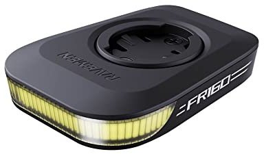 RAVEMEN FR160 Compatible with Garmin Bike Computer, Bike Light for Being Seen, Compact Flashing Light for Bike Safety with 6 Modes, Side Visibility (Patent Protected)
