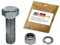 25 St. Edelstahl Sechskantschraube M6 x 30 (DIN 933 - Vollgewinde) inkl. Unterlegscheibe Ø 6,4 (DIN 125) und Sicherungsmutter M6 (DIN 985) aus hochwertigen Edelstahl A2, V2A