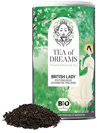 Schwarztee Bio | British Lady | typisch englische Schwarzteemischung | loser Tee | 120g