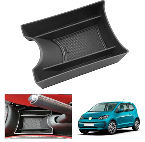GAFAT V W UP GTI/Seat MII/Skodα Citigo 2013-2023 Mittelkonsole Aufbewahrungsbox, Organizer Tray Handschuhfach Unten die Mittelkonsole, Kompatibel mit VW UP Zubehör