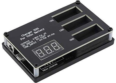 Demeras Tello Drone Battery Charger Chargg 9×6×2 3 in Multi Battery Intelligent Charger Charging Hub Housekeeper for Tello Drone