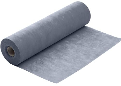SHUIBIAN Vlies Tischläufer,Grau Dekoratives Tischband, edle Tischdeko für Geburtstage & Hochzeiten Esszimmer Party Urlaub Dekoration (30 cm x 25 m)