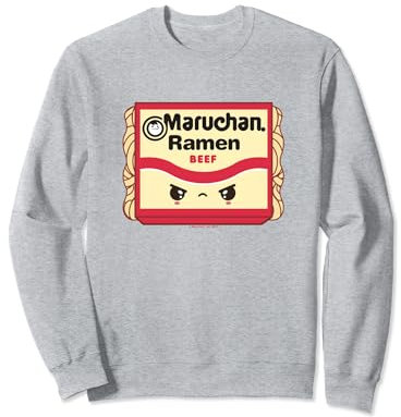 Maruchan Ramen Beef Flavor Angry Kawaii Package Sweatshirt