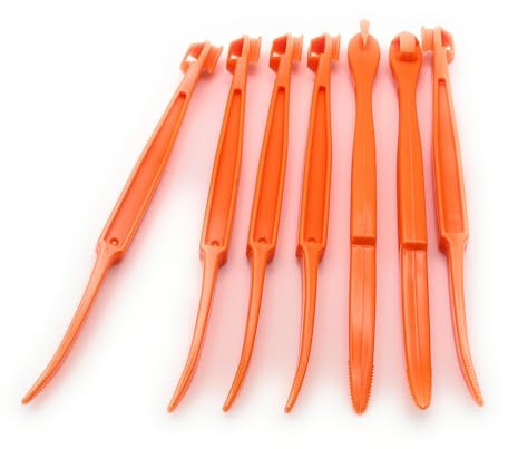 7 Orange Peeler Tools Plastic Citrus Fruit Peel Remover lemon Opener Cutter